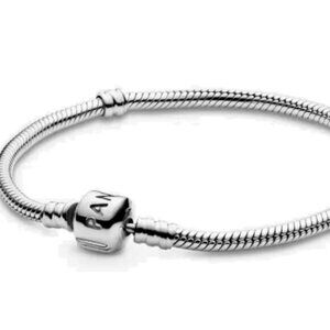 Pandora Moments Snake Chain Bracelet For Charms Women's Modern